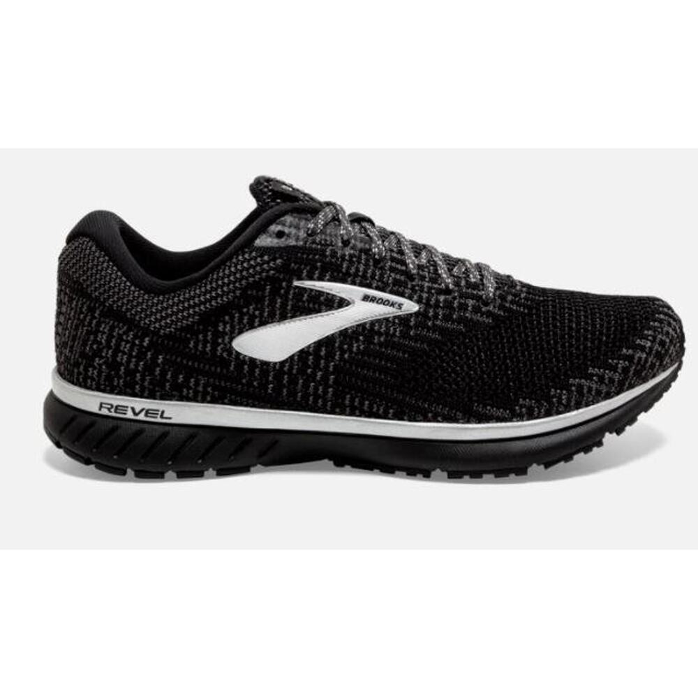 Brooks Revel 3 Women's Size 8.5 Running Shoes Black Athletic Trainer Sneakers - Picture 3 of 6